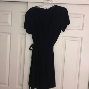 Black Wrap Around Dress